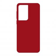 Чехол Intaleo SoftShell для Samsung Galaxy S21 Ultra красный