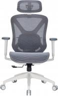 Крісло офісне OfficePro Atlas OC630-W-DG-DG White/Dark Gray сірий