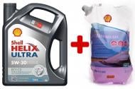 Моторне мастило SHELL Промонабір Helix Ultra ECT C3 + Screenwash RTU (4 л + 2 л) 5W-30 (ТОВ-У505636)