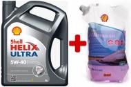 Моторное масло SHELL Промонабор Helix Ultra + Screenwash RTU (4 л + 2 л) 5W-40 (ТОВ-У512501)