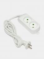 Удлинитель Lezard Letitia без заземления 2 гн. белый 2 м 721-0202-203