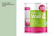 Краска интерьерная латексная Vivacolor Wall 4 глубокий мат Скандинавский мох H376 0,9 л Краска интерьерная латексная Vivacolor Wall 4 глубокий мат Скандинавский мох H376 0,9 л