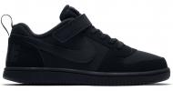 Кроссовки Nike COURT BOROUGH LOW (PSV) 870025-001 р.2Y черный Кроссовки Nike COURT BOROUGH LOW (PSV) 870025-001 р.2Y черный