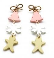 Серьги Sensio Cute cookie пара золотой