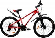Велосипед Cross 24" 12"(30 см) Racer рама 12" 24PrJS-003294 красно-черный