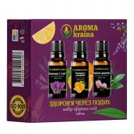 Набір ефірних олій Aroma kraina Здоров’я через подих 3 x 10 мл