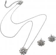 Набор бижутерии Sensio серьги и цепочка с подвесом Shimmer Whisper золотой