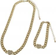 Набор бижутерии Sensio браслет и цепочка Urban Chic золотой