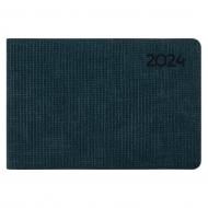 Дневник датированный 10х15 см Ambassador синий 128 стр. Leo Planner Glory В6 2024