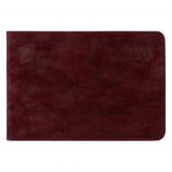 Дневник датированный 10х15 см бургунди 128 стр. Leo Planner Case В6 2024