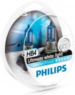 Автолампа накаливания Philips DiamondVision HB4 55 Вт 2 шт.(53248728)