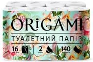 Туалетная бумага ORIGAMI 140отрывов двухслойная 16 шт.