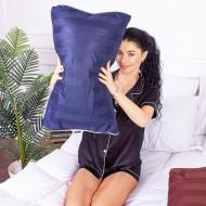 Подушка ортопедична №4118 Blue sea Memory foam MirSon 49x32x10,5 см синій