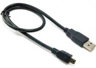 Кабель EXTRADIGITAL USB 2.0 AM / mini USB B, 0.5m, 28 AWG, Hi-Speed black (KBU1627)