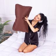 Подушка ортопедическая №4144 Satin 0211 Cacao Memory foam MirSon 49x32x10,5 см коричневый