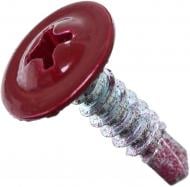 Саморез с пресшайбой со сверлом 4,2x16 мм 250 шт бордовый RAL 3005 Expert Fix