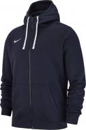 Джемпер Nike M HOODIE FZ FLC TM CLUB19 AJ1313-451 р. XL темно-синий