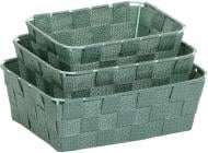Набор корзин Alvaro зеленая липа 3 штуки (24518) Kela
