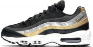 Кроссовки женские демисезонные Nike Air Max 95 Lux BQ4554-001 р.36,5 черные/металлик