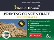 Биозащита Bionic House для стропильных систем концентрат 1:9 зеленый не создает пленку 5 л