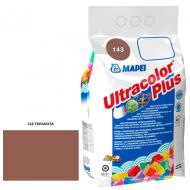 Затирка для плитки Mapei Ultracolor Plus 143 2 кг терракот