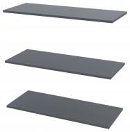 Комплект полиць Doros Promo 3 шт. 16х867х350 мм графіт Комплект полиць Doros Promo 3 шт. 16х867х350 мм графіт