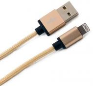 Кабель EXTRADIGITAL USB - Lightning iPhone SE, 6, 6S, 7, 7 Plus, Gold 1 м золотой (KBA1661)
