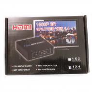 Спліттер HDMI SWITH 4K Adapter 4в1 Black (vi019-hbr)