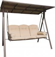 Качели с навесом Indigo Амелия 205х120х176 см коричневый