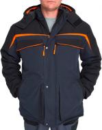 Куртка 3СМаркет утепленная Исландия р.60-62 рост 5-6 0516 сине-черный Куртка 3СМаркет утепленная Исландия р.60-62 рост 5-6 0516 сине-черный