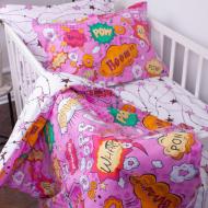Комплект постельного белья MirSon Kids Time 17-0512 Bombs pink мульти