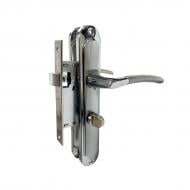 Комплект фурнітури санвузловий Linde A-1210 WC 62 SN/CP 62 мм матовий нікель/полірований хром без петель