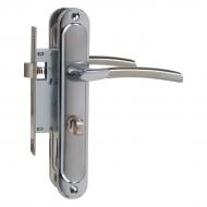 Комплект фурнітури санвузловий Linde A-1210 WC 62 SN/CP 62 мм матовий нікель/полірований хром без петель