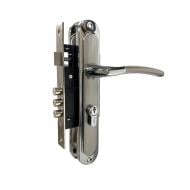 Комплект фурнітури циліндровий Linde A-1210 PZ 40х62 SN/CP 62 мм матовий нікель/полірований хром без петель