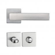 Ручка на розетці Linde A-2026 WC MOC з накладкою під WC санвузловий матовий старий хром