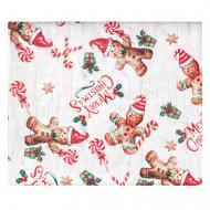 Скатерть Christmas Gingerbread 120x140 см красный Ardesto
