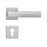 Ручка на розетці Linde A-2026 PZ MOC з накладкою PZ матовий старий хром