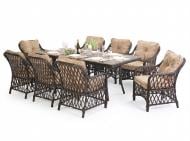 Комплект мебели Эдвард обеденный темно-коричневый