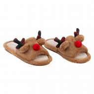 Обувь домашняя Ardesto Christmas ART2538DB р.38/39 коричневый
