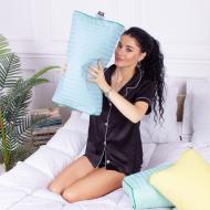 Подушка ортопедическая №4190 Satin Stripe 30-0014 Mint Memory foam MirSon 50x29x5/8 см ментол