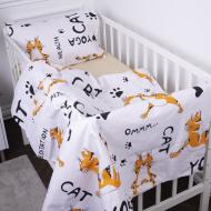 Комплект постельного белья MirSon Kids Time 17-0621 Yoga Cat Orange мульти