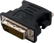 Переходник EXTRADIGITAL DVI-I Dual Link (Male)-VGA (Female) черный (KBV1687)