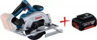 Набір Bosch Professional акумуляторна дискова пила GKS 185-LI SOLO + подарунок акум.18V 1*4Аг 06016C1221