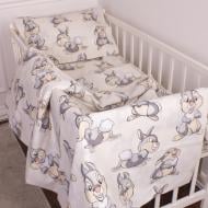Комплект постельного белья MirSon Kids Time 20-0022 Rabbit Gray мульти
