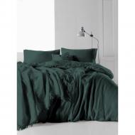 Комплект постільної білизни Muslin Dark Green 2.0 зелений SoundSleep