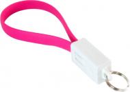 Кабель EXTRADIGITAL Typy C to USB - брелок 0,18 м рожевий (KBU1788)