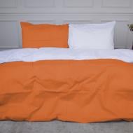 Комплект постельного белья MirSon Ranforce Elite 16-1366 Milagres белый/оранжевый