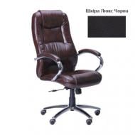 Кресло AMF Art Metal Furniture Мустанг хром кожа Люкс двусторонняя черный