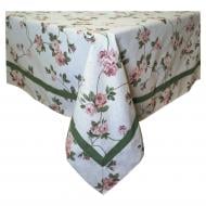 Скатертина Глорiя Квiти з кантом 180x136 см Прованс