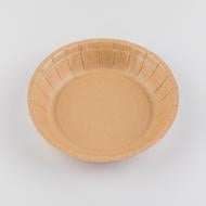 Тарілка картонна крафт 200 мм GOPACK 600 мл 10 шт.
